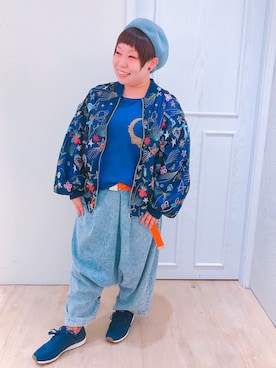 「ScoLar Parity（スカラーパリティ）のアイテム」を使った、すうちゃん🐧ScoLarさん（レディース・142cm）の秋コーディネート