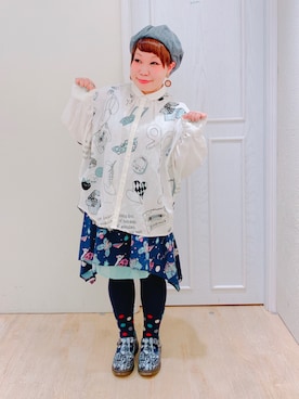 「アイテム（ソックス/靴下）」を使った、すうちゃん🐧ScoLarさん（レディース・142cm）の春コーディネート