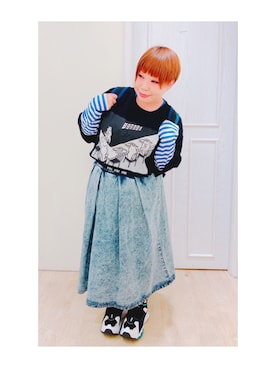 「ScoLar Parity（スカラーパリティ）のアイテム」を使った、すうちゃん🐧ScoLarさん（レディース・142cm）の春コーディネート