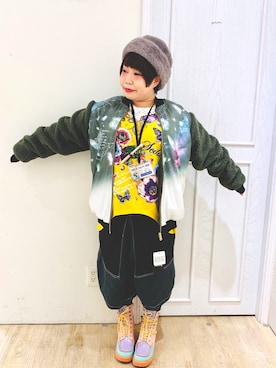 「ScoLar Parity（スカラーパリティ）のアイテム」を使った、すうちゃん🐧ScoLarさん（レディース・142cm）の秋コーディネート