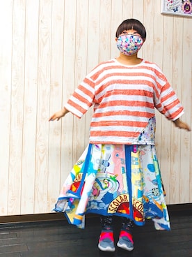 「SKECHERS（スケッチャーズ）のアイテム」を使った、すうちゃん🐧ScoLarさん（レディース・142cm）の春コーディネート