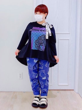 「ScoLar（スカラー）のアイテム」を使った、すうちゃん🐧ScoLarさん（レディース・141cm）の夏コーディネート
