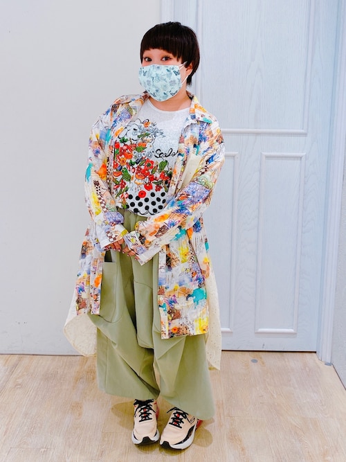 すうちゃん Scolar Scolar あべのsolaha 店 Scolarのシャツワンピースを使ったコーディネート Wear