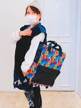 「無（ム）のアイテム」を使った、すうちゃん🐧ScoLarさん（レディース・141cm）の秋コーディネート