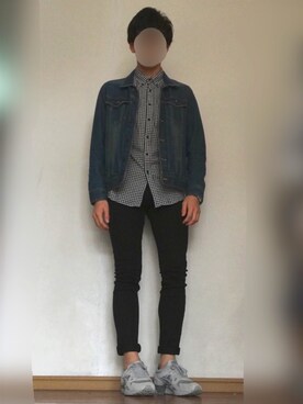 monoさん（メンズ・172cm）の春コーディネート