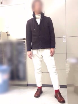 「タケオキクチ(TAKEO KIKUCHI)」｜ヨウchanさん（メンズ・173cm・30代）の冬コーディネート