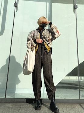 「DECOY SINCE 1981（デコイシンスイチキュウハチイチ）のアイテム」を使った、ももらんぼさん（レディース・170cm）の秋コーディネート