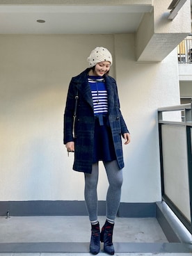 「A.Kのアイテム」を使った、ももらんぼさん（レディース・170cm）の冬コーディネート