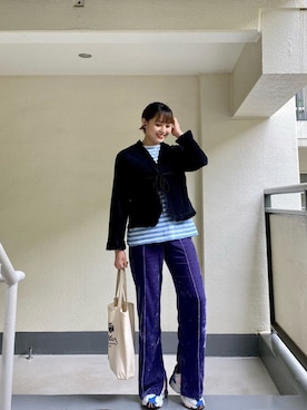 「JACK & MARIE（ジャックアンドマリー）のアイテム」を使った、ももらんぼさん（レディース・170cm）の春コーディネート