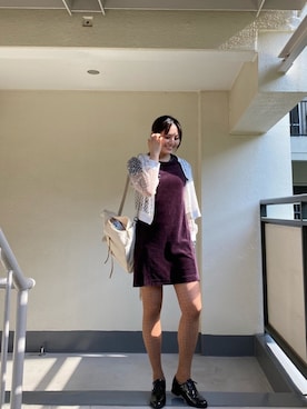 「JACK & MARIE（ジャックアンドマリー）のアイテム」を使った、ももらんぼさん（レディース・170cm）の春コーディネート