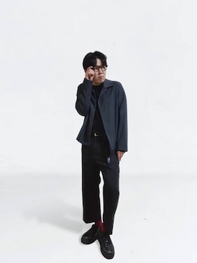 「korean」｜lillilllilさん（メンズ・173cm）の春コーディネート