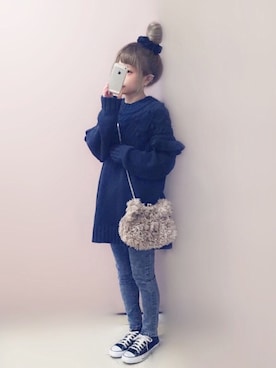 もにこ。さん(レディース・150cm)の冬コーディネート