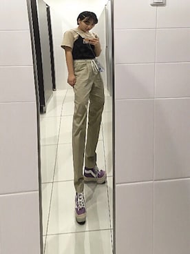 「古着好きな人と繋がりたい」｜「アイテム（キャミソール）」を使った、ルイさん（レディース・155cm）の夏コーディネート