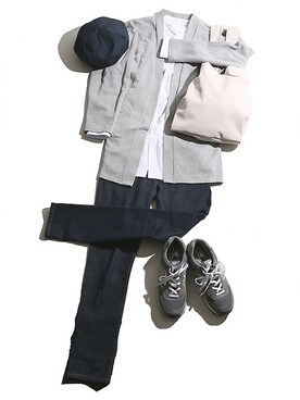 「WEGO（ウィゴー）のアイテム（ハンチング/ベレー帽）」を使った、WEGOさん（メンズ・175cm）の春コーディネート