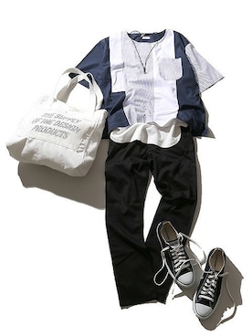 WEGOさん（メンズ・175cm）の夏コーディネート