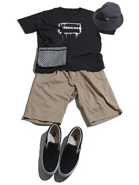 WEGOさん（メンズ・175cm）の夏コーディネート