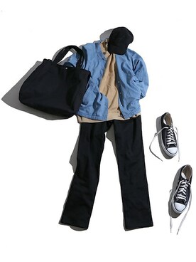 「WEGO（ウィゴー）のアイテム（デニムジャケット）」を使った、WEGOさん（メンズ・175cm）の秋コーディネート