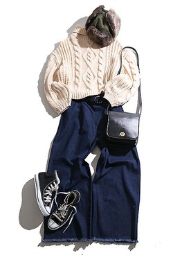 WEGOさん（レディース・160cm）の冬コーディネート