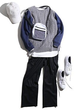 WEGOさん(メンズ・175cm)の冬コーディネート