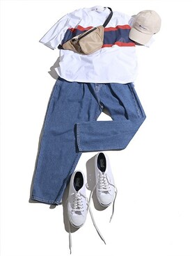 Wego ワイドバルーンデニムパンツを使った人気ファッションコーディネート Wear