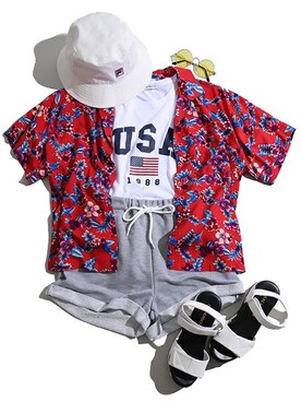 WEGOさん（レディース・160cm）の夏コーディネート