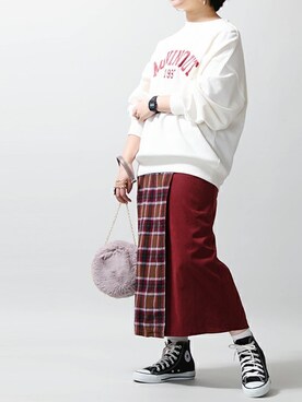 WEGOさん(レディース・152cm)の冬コーディネート