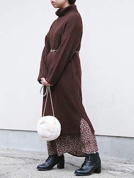 WEGOさん(レディース・152cm)の冬コーディネート