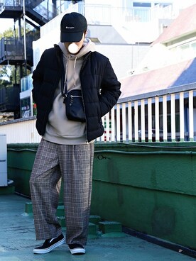 WEGOさん（メンズ・177cm）の冬コーディネート