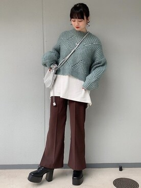 WEGOさん（レディース・157cm）の冬コーディネート