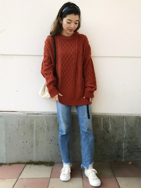 WEGOさん（レディース・160cm）の冬コーディネート