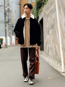 WEGOさん(メンズ・171cm)の冬コーディネート