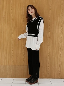 WEGOさん（レディース・162cm）の冬コーディネート