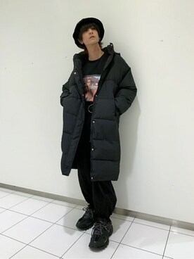 「WEGO（ウィゴー）のアイテム（ダウンジャケット/コート）」を使った、WEGOさん（メンズ・173cm）の冬コーディネート