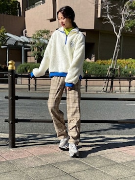 「リブハイネックニット」｜WEGOさん（レディース・157cm）の冬コーディネート