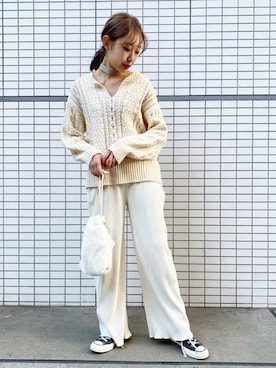 WEGOさん(レディース・164cm)の冬コーディネート