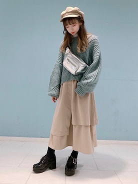 WEGOさん（レディース・150cm）の冬コーディネート