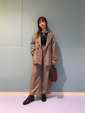 WEGOさん（レディース・155cm）の冬コーディネート