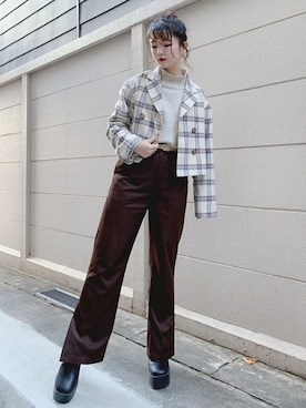 WEGOさん(レディース・152cm)の冬コーディネート