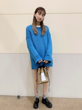 「キュロット」｜「アイテム（その他シューズ）」を使った、WEGOさん（レディース・158cm）の冬コーディネート