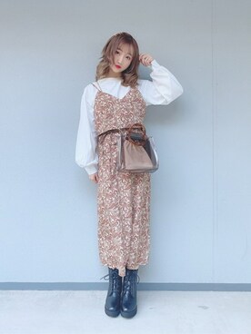 WEGOさん（レディース・156cm）の冬コーディネート