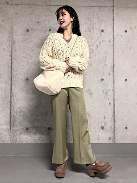 WEGOさん（レディース・158cm）の冬コーディネート