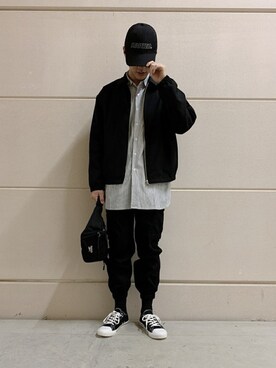 「starter」｜「アイテム（ジャケット/アウター）」を使った、WEGOさん（メンズ・180cm）の冬コーディネート