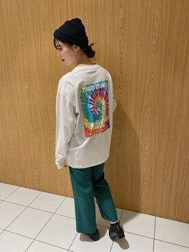 「ビット付きローファー」｜WEGOさん（レディース・162cm）の春コーディネート