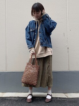 「カンフーシューズ」｜WEGOさん（レディース・160cm）の春コーディネート