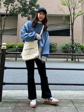 「ピグメント」｜「アイテム（帽子）」を使った、WEGOさん（レディース・157cm）の春コーディネート