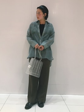「レースタンクトップ」｜WEGOさん（レディース・156cm）の春コーディネート