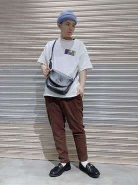「WEGO（ウィゴー）のアイテム（ローファー）」を使った、WEGOさん（メンズ・163cm）の春コーディネート