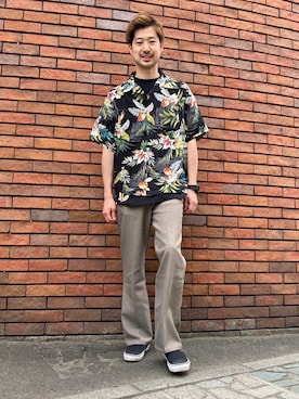 WEGOさん（メンズ・175cm）の夏コーディネート