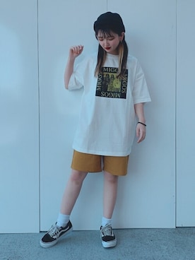 「アイテム（チノパンツ）」を使った、WEGOさん（レディース・152cm）の夏コーディネート