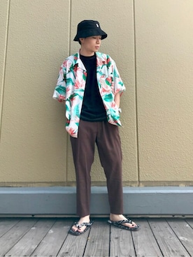 「U.S. Polo Assn.」｜WEGOさん（メンズ・162cm）の夏コーディネート